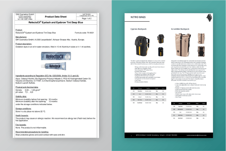 Sell Sheets: The Eye-Catching, Compelling Alternative to Dry Product Data Sheets
