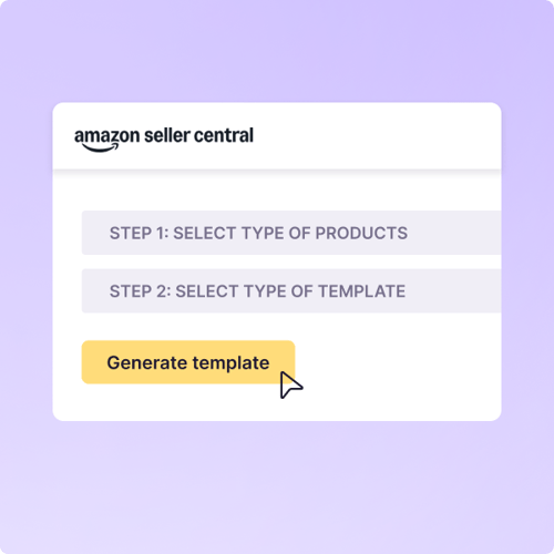 Generating Amazon Seller Central product template