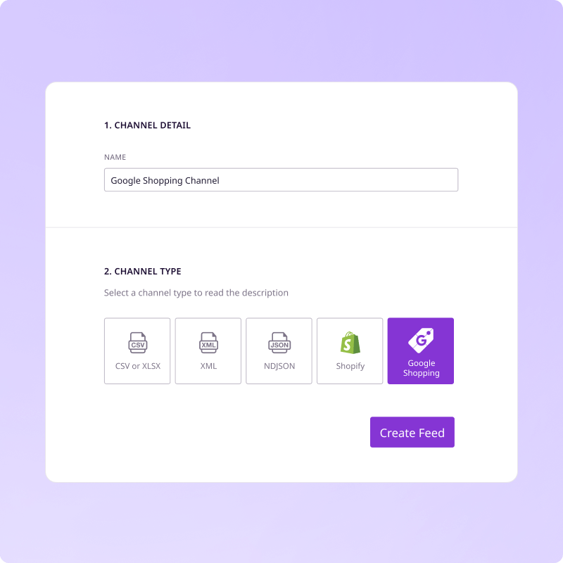 Creating a Google Shopping channel in Plytix