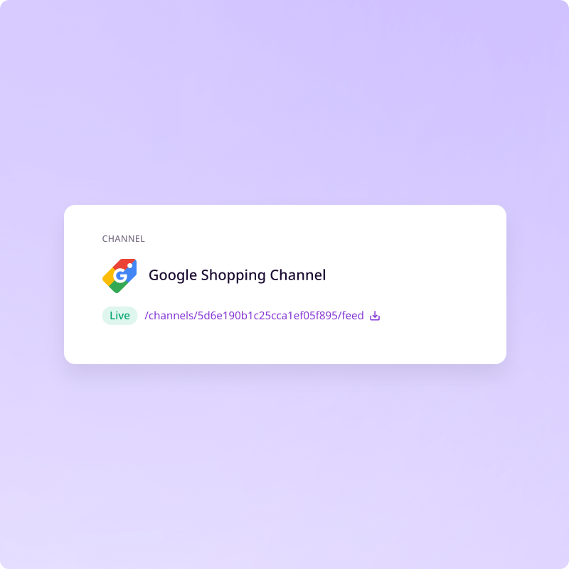 Uploading product feed to Google Shopping
