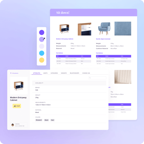 Branded PDF product view
