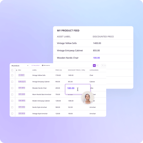 Feed product pricing updates