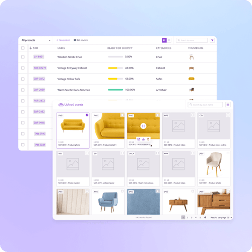 Centralized product data