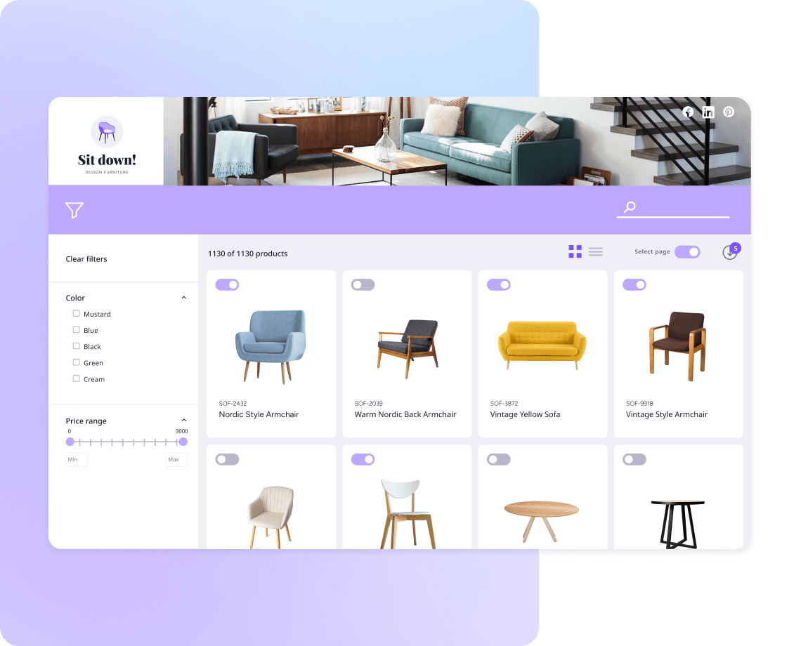 Showcase manufactured products using PIM brand portals