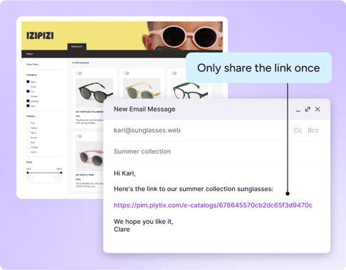 sharing a brand portal via email
