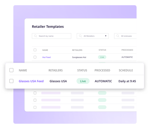Retailer Templates - Glasses USA example