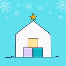 A house containing boxes.