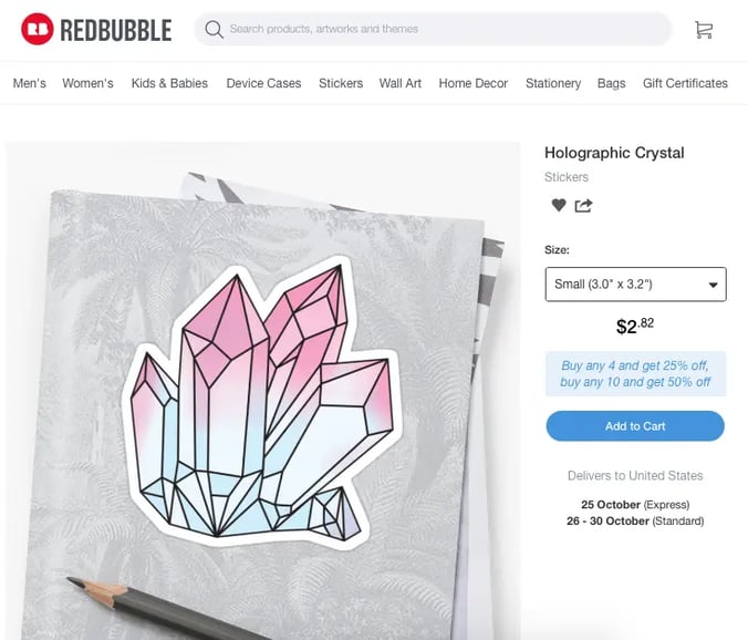 Example of inaccurate, wrong information on a web store