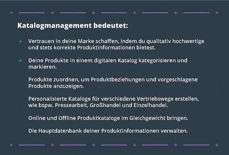 Abbildung Was Katalogmanagement bedeutet