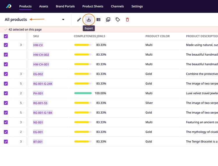 Exporting product data from Plytix PIM to WooCommerce