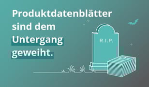 Händler haben heutzutage viele moderne Alternativen für Produktdatenblätter