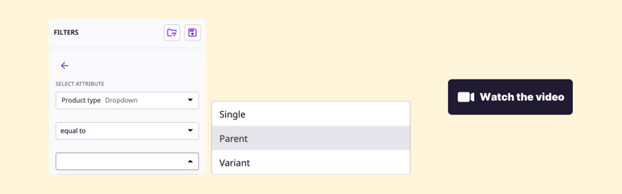 Product Type Filter
