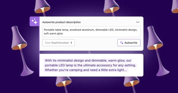 Shopify's product description generator