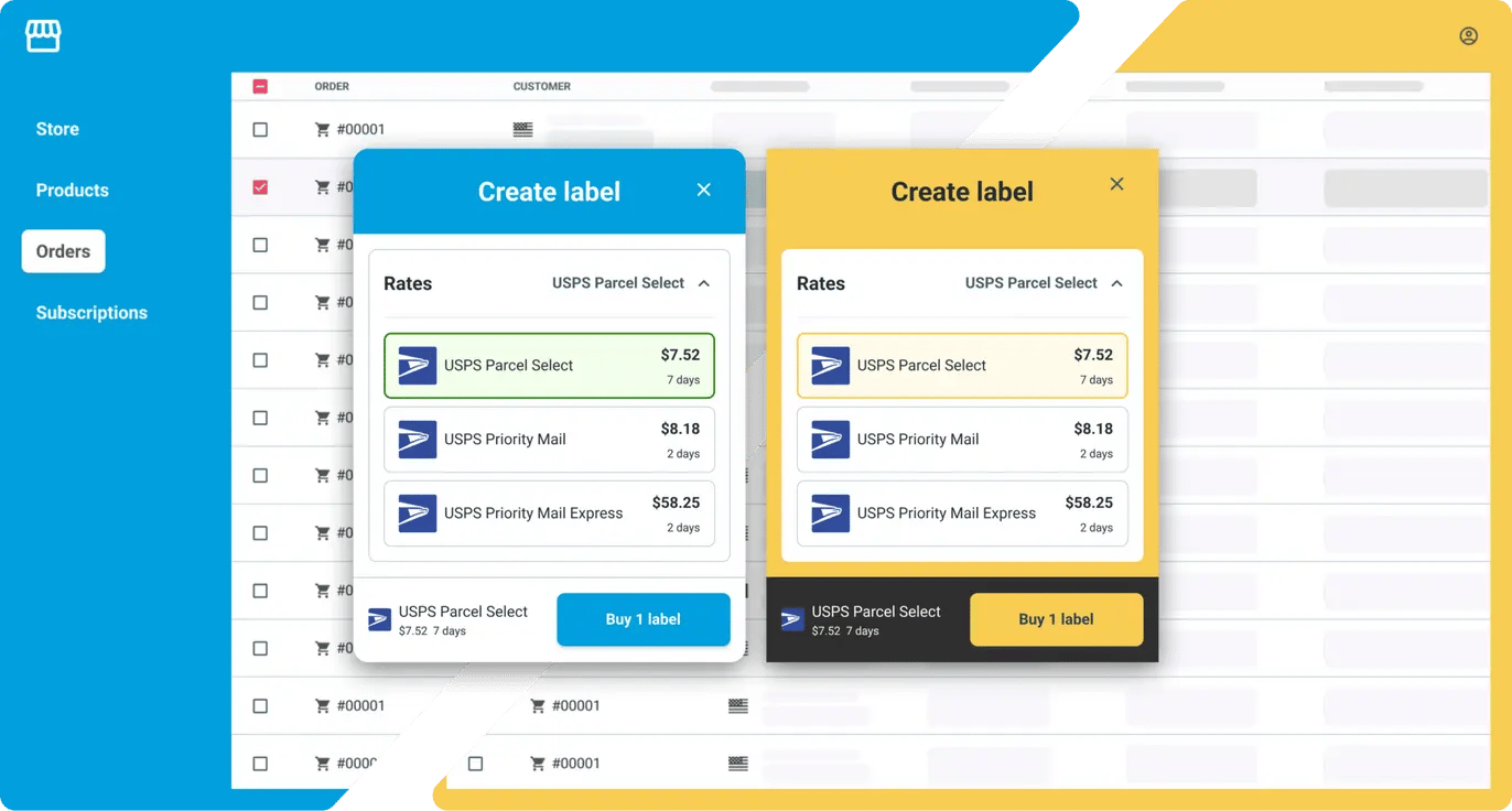 Shippo shipping management interface