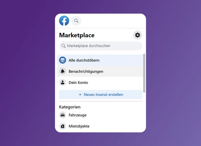 So erstellst du ein neues Inserat auf dem Facebook Marketplace