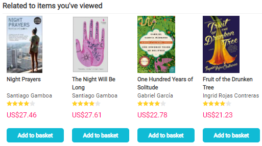 Personalized book information