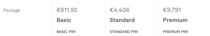 Developer freelance pricing for open-source PIM