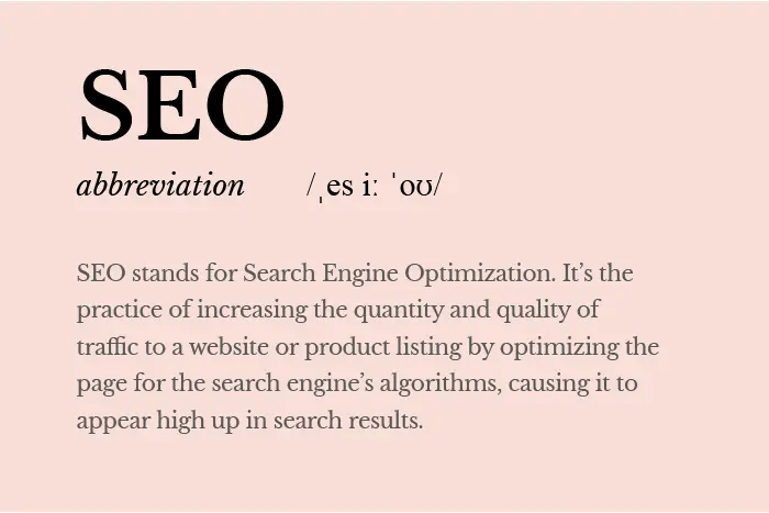 SEO definition