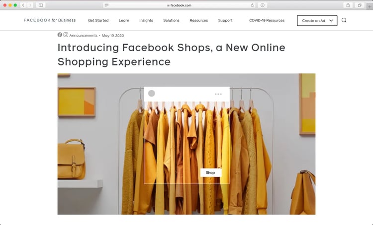 Facebook Shops Is the Newest Channel Online Retailers Need to Know About