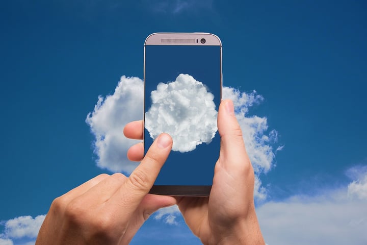 Cloud-based technology available on a mobile device for small businesses
