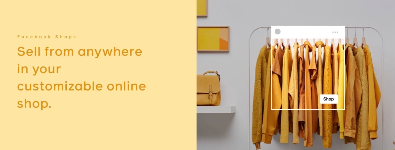 Image of clothing to show selling on facebook shops