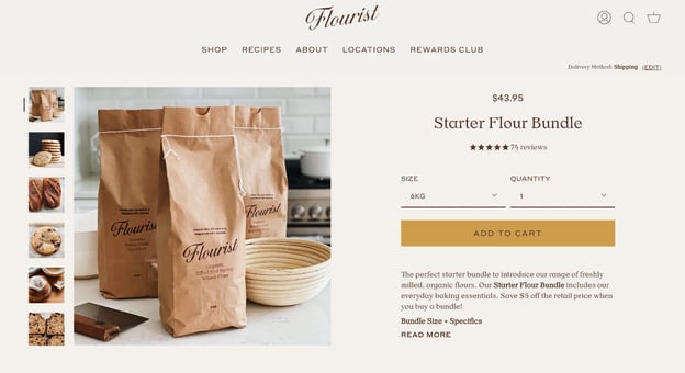 Product bundle idea for upselling