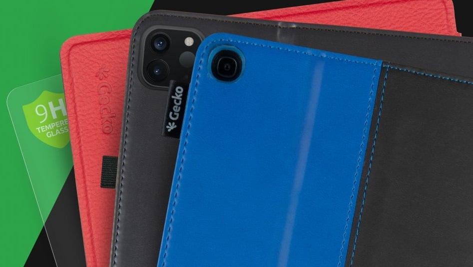 Slider of colorful Gecko Covers