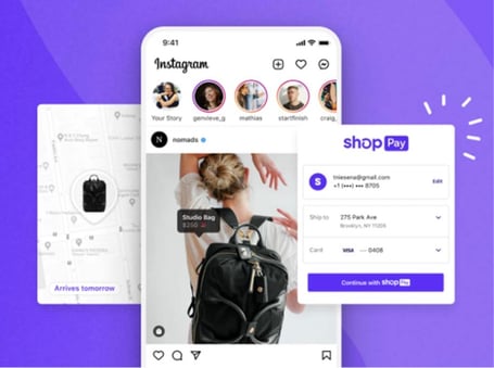 Shopify Pay App extends to Instagram and Facebook
