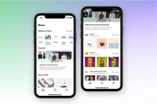 Business directory view on Shopify