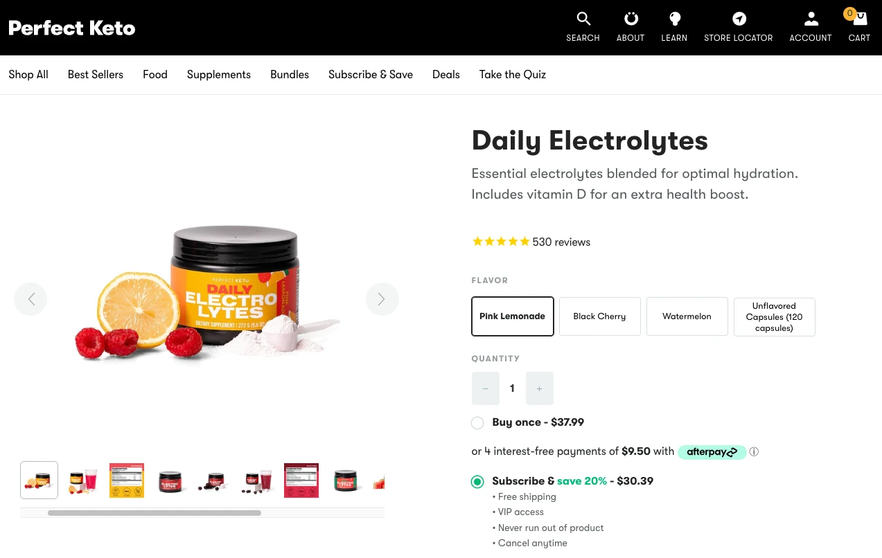 Sample of Product Title
