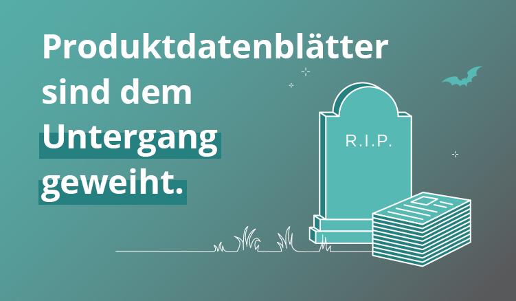 Händler haben heutzutage viele moderne Alternativen für Produktdatenblätter