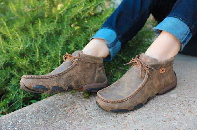 Durable dark brown Twisted X shoes 