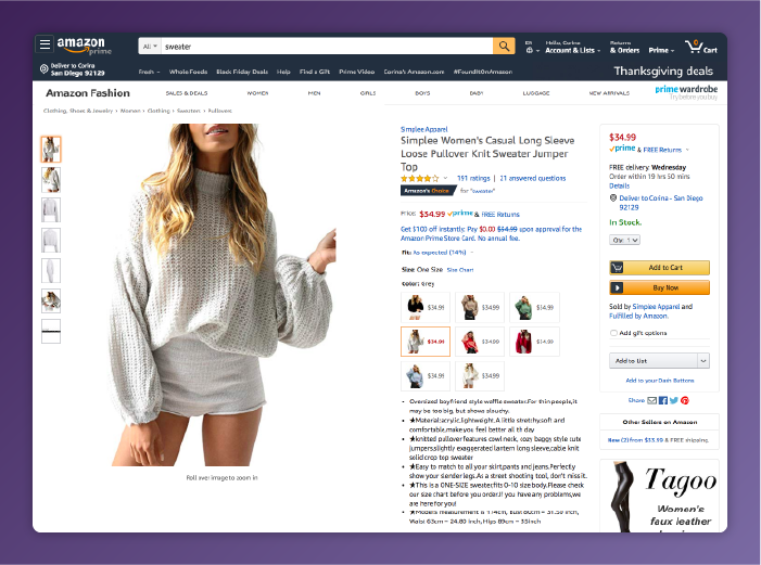 The Anatomy of an Amazon Product Listing