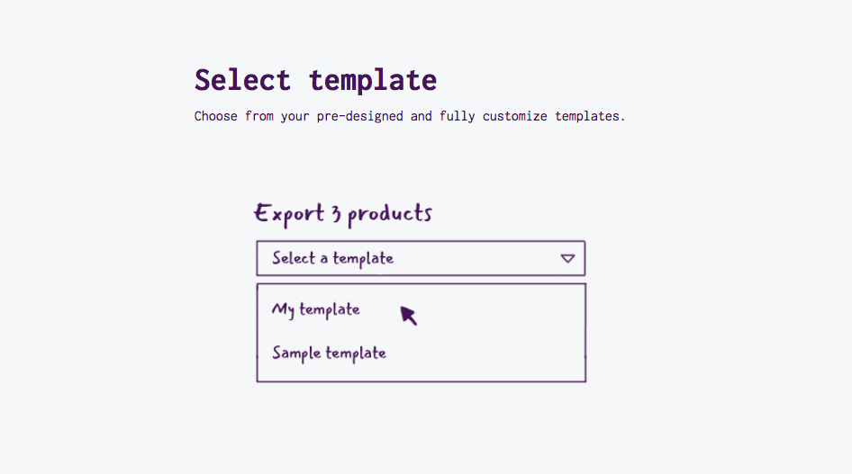 product information template