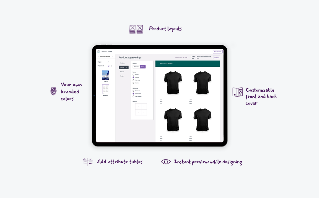 product sheet