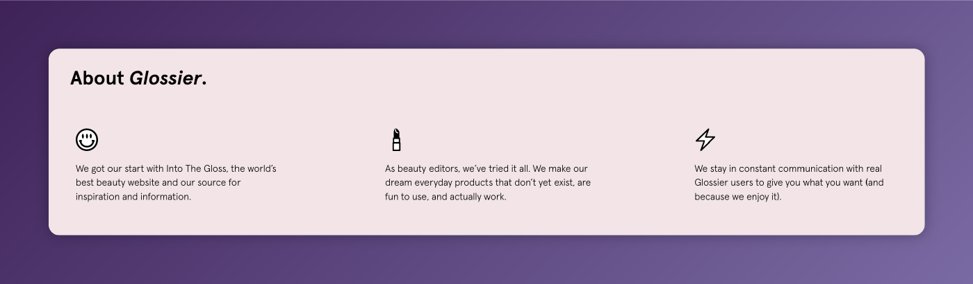 Glossier