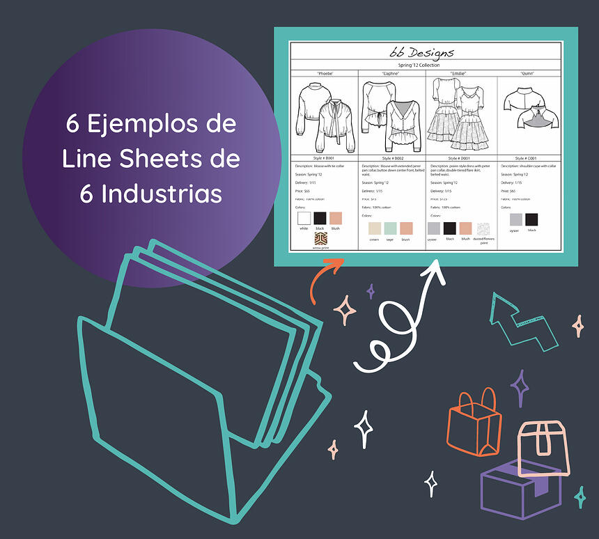 6 Ejemplos De Line Sheet De 6 Industrias
