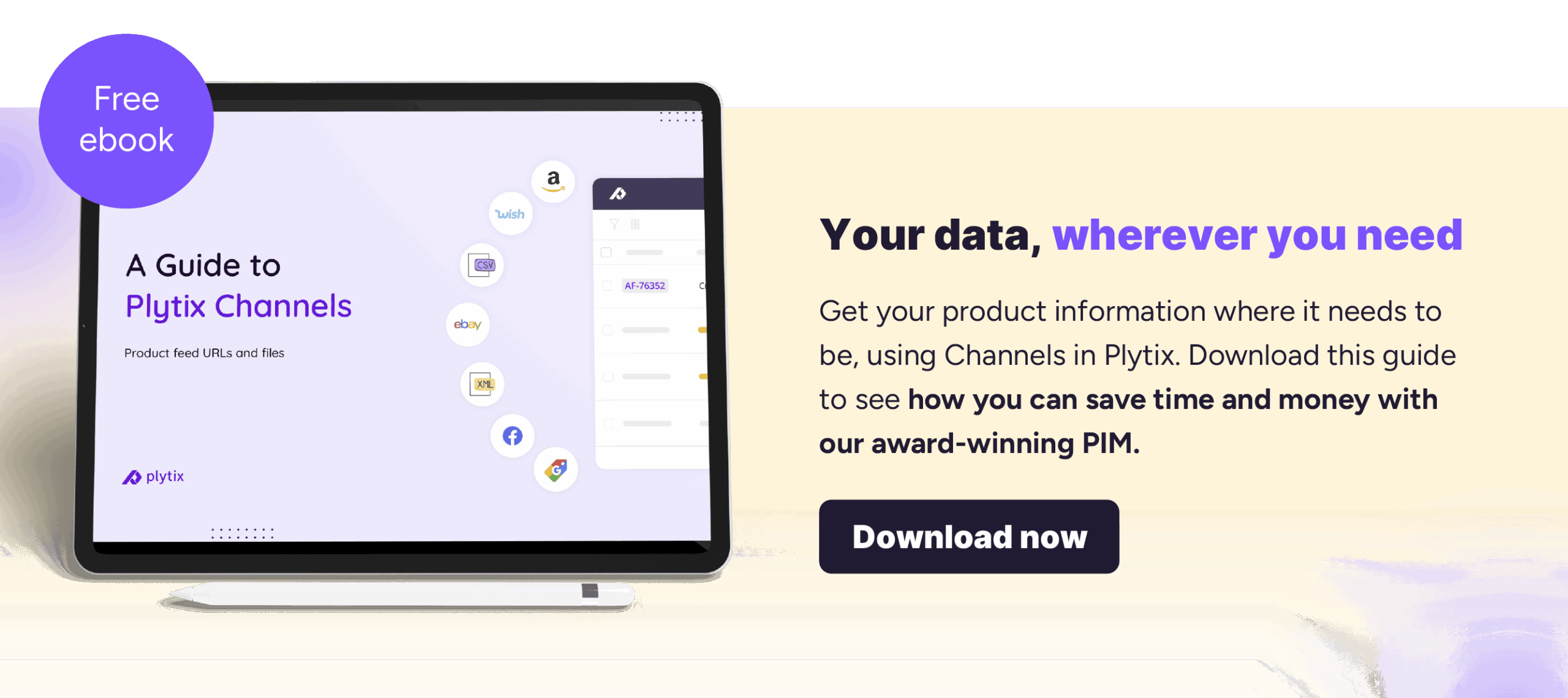 Want to learn more about how you can speed up your data distribution with Plytix? Then this Channel guide is for you!