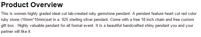 Rakuten-product-description