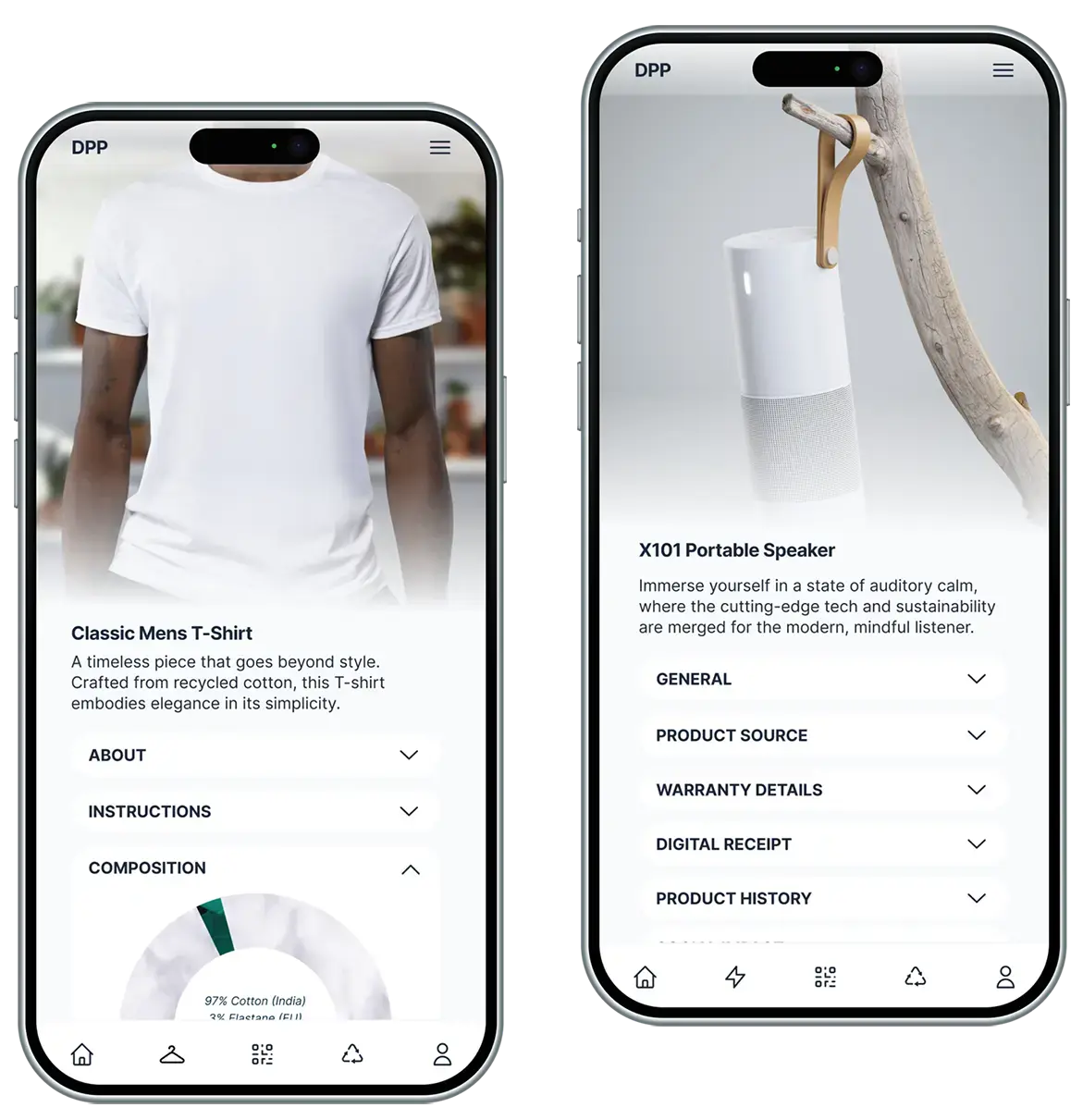 Digital product passport examples