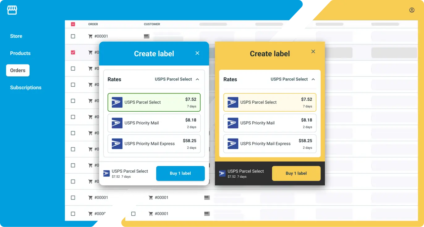 Shippo shipping management interface