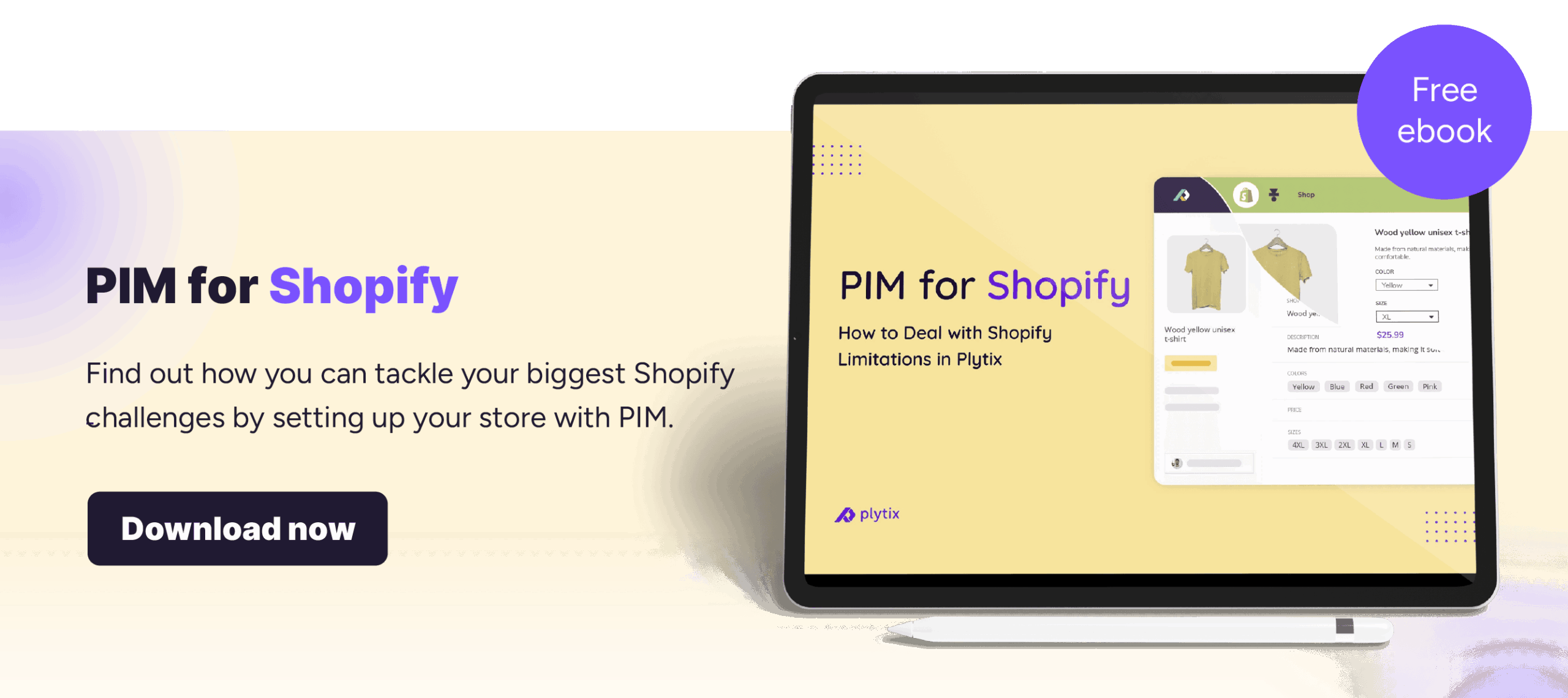 Get your FREE white paper explaining PIM for Shopify!